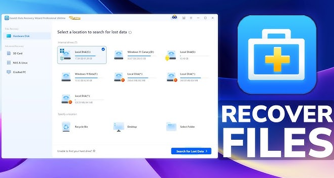 EaseUS Data Recovery Wizard Full screenshot
