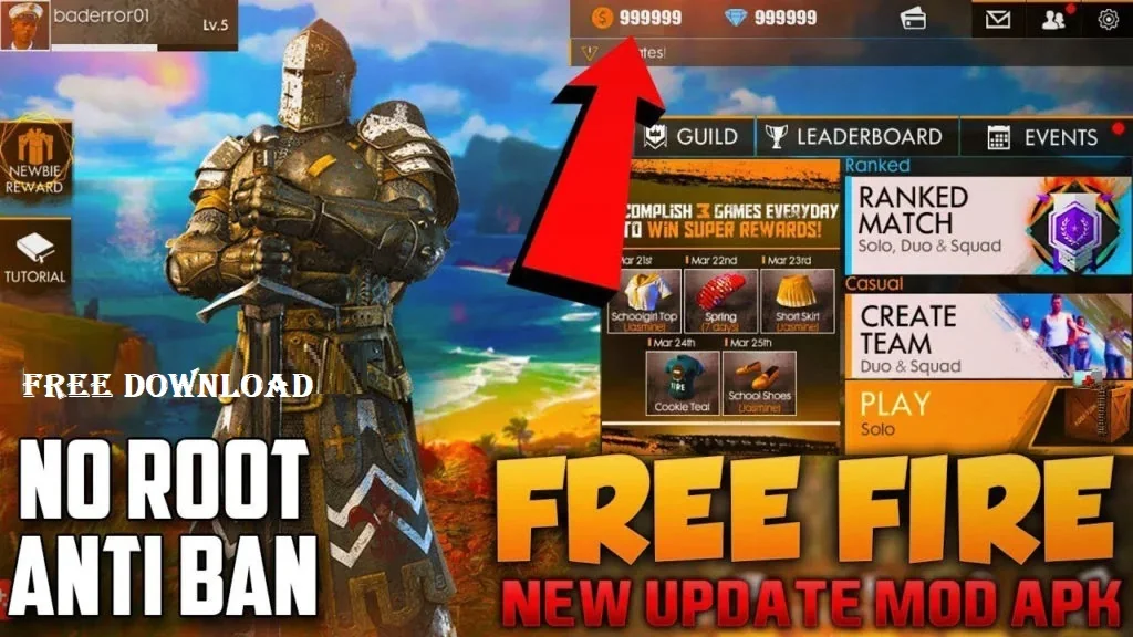 Free Fire APK Unlimited Diamonds 2025