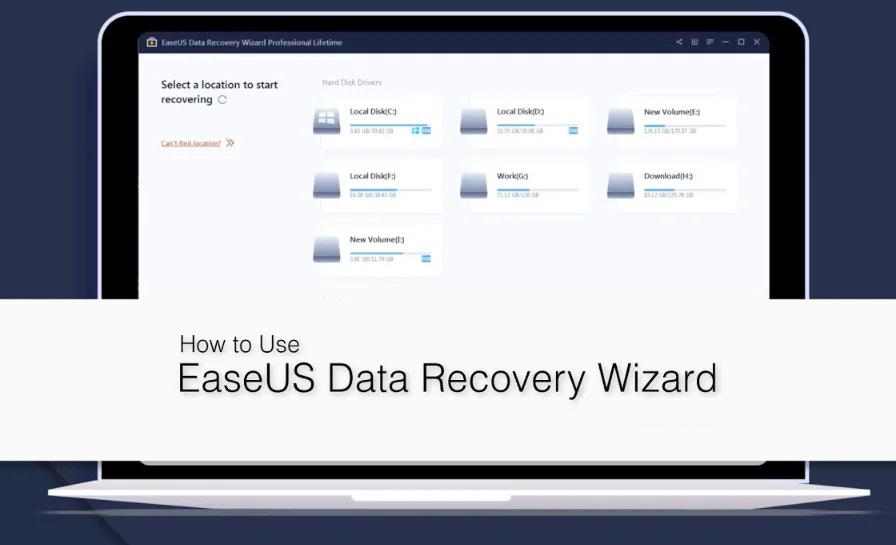 How to use EaseUS Data Recovery Wizard Full 2025