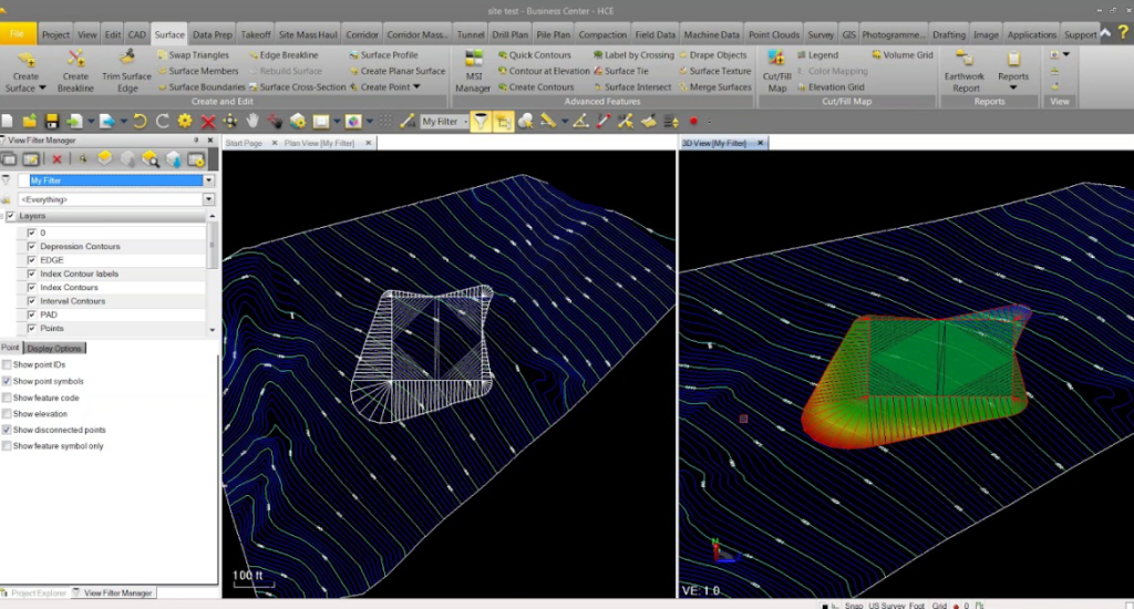 Trimble Business Center Screenshot