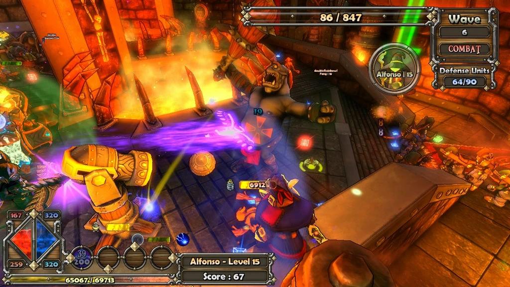 dungeon defenders iso xbox 360 screenshot