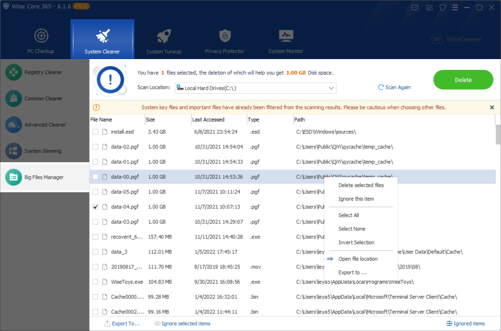 wise care 365 pro screenshot